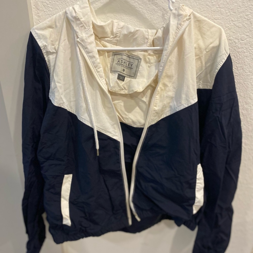 Ashley By 26 International Black and White Bomber Jacket